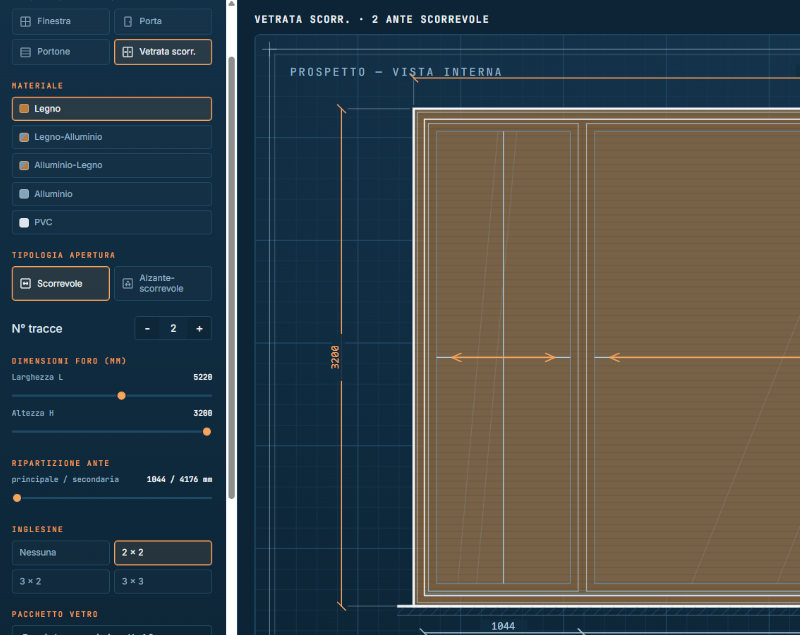 Configuratore Serramenti